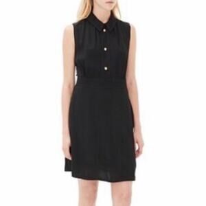 Sandro Black Sleeveless Dress